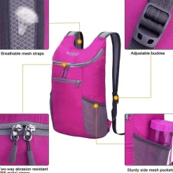 G4Free Ultraleichter 11L Faltbarer Rucksack für Reisen, Wandern, Radfahren