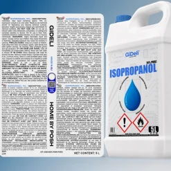 GiDeli Isopropanol 70% 5 x 5L Liter Reiniger Hochprozentiger Isopropylalkohol IPA