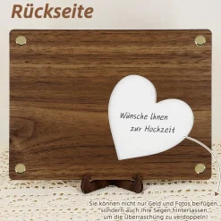 Giftota Geldgeschenk Hochzeit Weltkarte, Hochzeitsgeschenke für Brautpaar