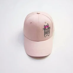 Gifts Treat Kinder Baseball Cap Mädchen mit tanzender Katze, Sonnenhut Sommer