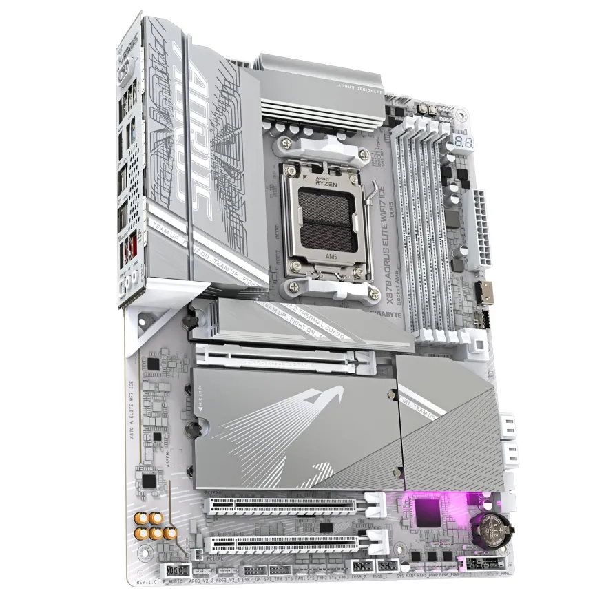 Gigabyte X870 A ELITE WF7 ICE AM5 ATX MB
