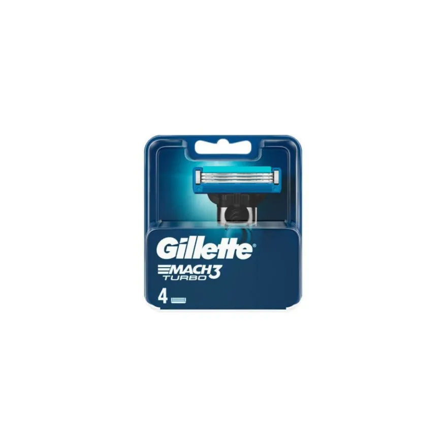 Gillette Mach3 Turbo Nachfüllung 4 Einheiten