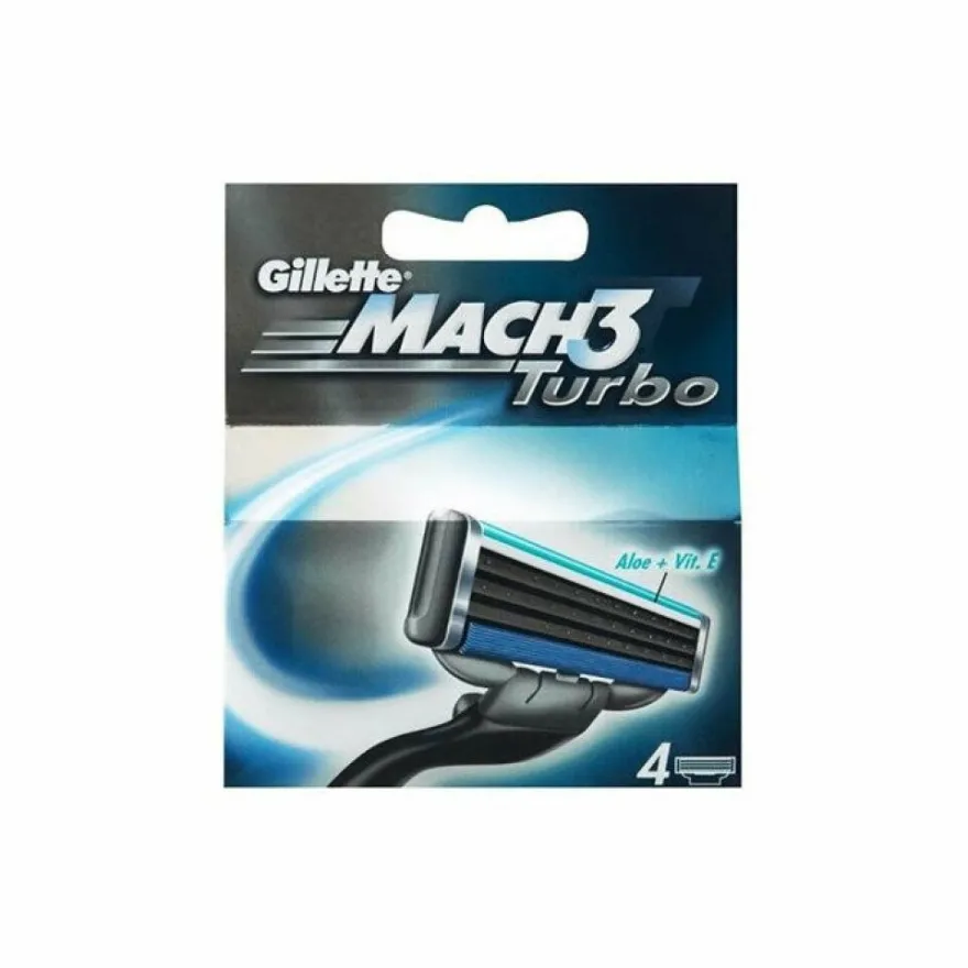 Gillette Mach3 Turbo Nachfüllung 4 Einheiten