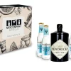 Gin Tonic Giftbox Geschenkset - Hendricks Handcrafted Gin 0,7l (44% Vol) + 4x F