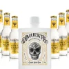 Gin Tonic Set - Amuerte White Coca Leaf Koks Gin 0,7l (43% Vol) + 6x Fever Tree