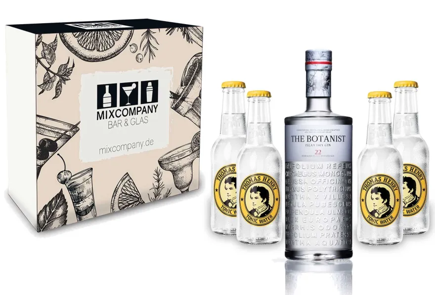 Gin Tonic Set / Geschenkset - The Botanist Islay Dry Gin 0,7l 700ml (46% Vol)