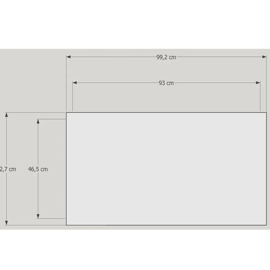 Glasvitrine Alu Messevitrine abschließbar Messevitrine 100 cm Rollen Spiegel