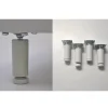 Glasvitrine Messe Alu QM abschließbar mit Unterschrank & Spiegel & Füße 80 cm