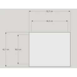 Glasvitrine QV Vitrine Glas Alu Ausstellung Messe abschließbar 50 cm Rollen