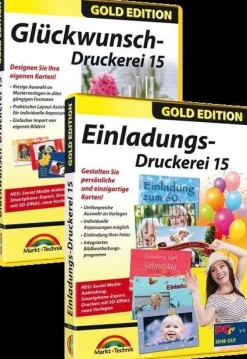 Gl�ckwunsch-Druckerei & Einladungs-Druckerei Paket - 2 Vollversionen - Download