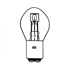 Glühlampe 6V, BA20D