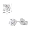 GLIZZ Schmuck Lab Grown Diamant-Ohrringe 0,50 ct Weißgold 333 Ohrstecker GL1073