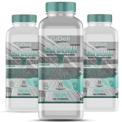 Glycerin VG 3L 99,5% Pharmaqualität E422 pflanzlich Kosmetik Haushalt GiDeli