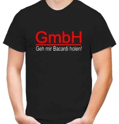 GmbH T-Shirt | Geh mir Barcardi holen | Herrentag | Party | Fun