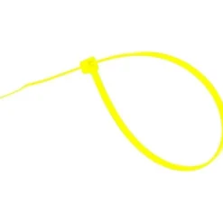 Gocableties Kabelbinder Gelb, 100 Stück, 100 mm x 2,5 mm, 8,1 kg Zugfestigkeit