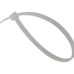 Gocableties Kabelbinder 1000 Stück, Weiß/Naturfarben Transparent, 300 mm x 3,6