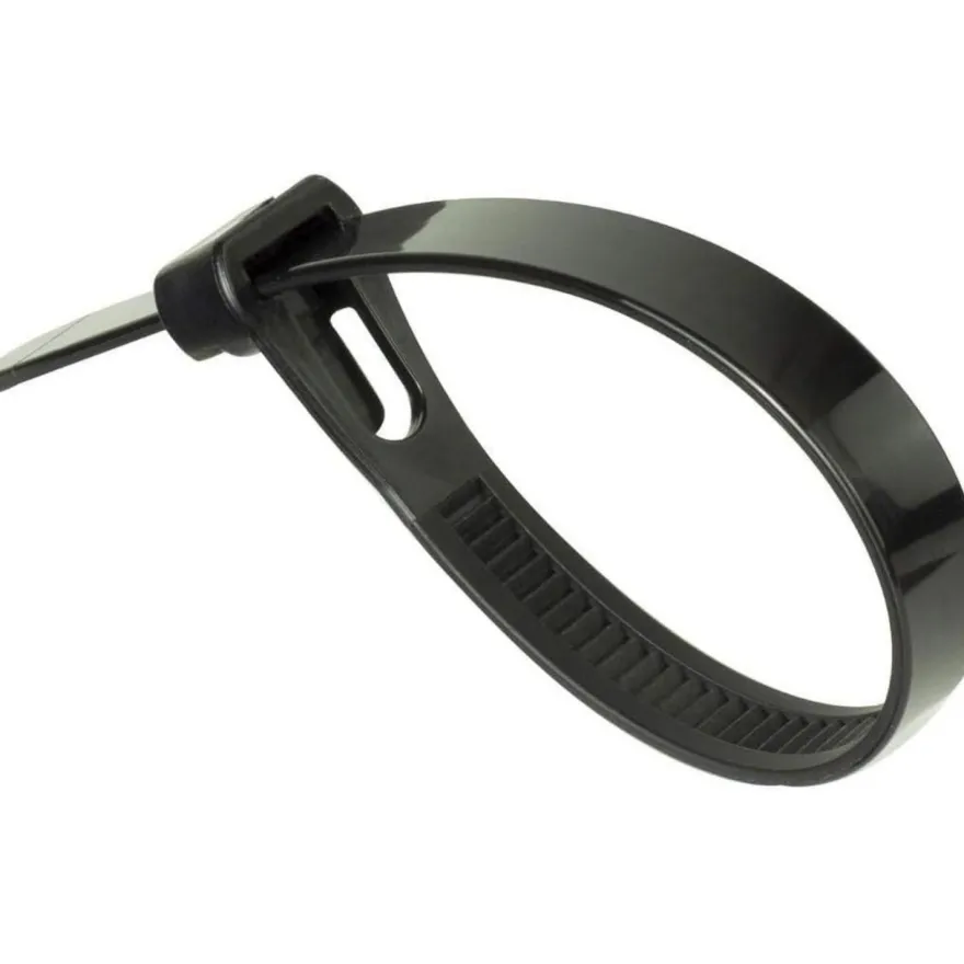 Gocableties Wiederverschließbare Kabelbinder, 150 mm x 7,6 mm, 100 Stück