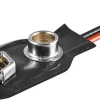 goobay Batterieclip für 9 V Blöcke schwarz (Bulk)