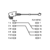 goobay Telefonkabel Universal Pinout schwarz 10 m