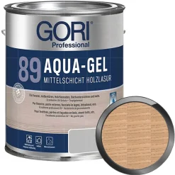 GORI 89 Aqua-Gel 5 LTR Mittelschichtlasur Holzlasur Wetterschutzlasur gelartig