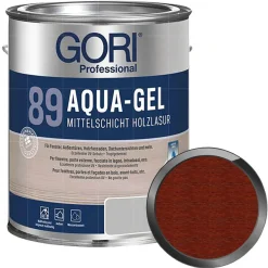 GORI 89 Aqua-Gel 5 LTR Mittelschichtlasur Holzlasur Wetterschutzlasur gelartig