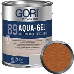 GORI 89 Aqua-Gel 5 LTR Mittelschichtlasur Holzlasur Wetterschutzlasur gelartig