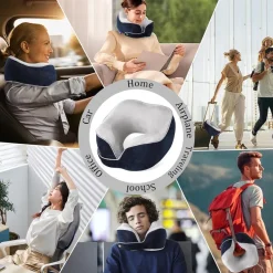 Gosider Nackenkissen für Reisen, Flugzeug, Auto, Home Office - Atmungsaktiv