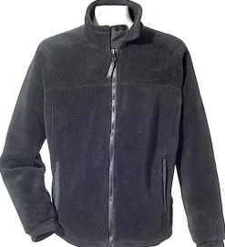 Gotop Zip-In Segler Fleecejacke Parry Schwarz