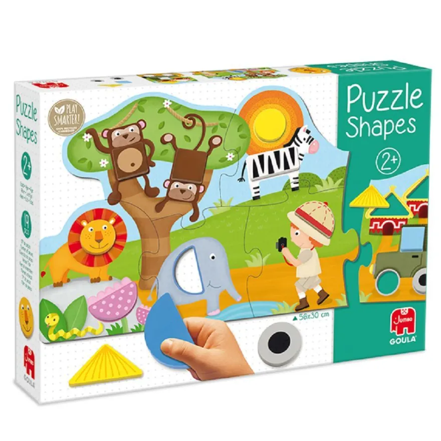 Goula 53439 Puzzle Shapes Safari