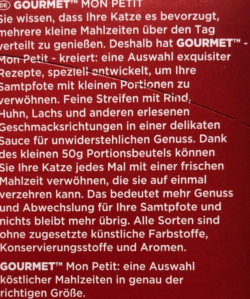 Gourmet Mon Petit Gefl. 6x50g Beutel, 8er Pack (8x300g)