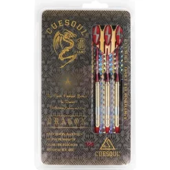 16 Gramm Cuesoul Soft Tip Darts Set mit Slim Case - 2 Dart Sets & 3 Barrel