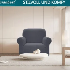 Granbest Stretch Wasserdicht Sofabezug 1 Stück Spandex Jacquard Elastische