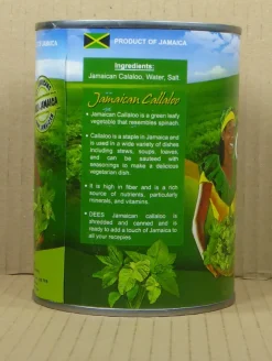 538gr. Callaloo/ karibischer Spinat in Salzwasser von Dees Caribbean aus Jamaika