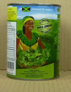 538gr. Callaloo/ karibischer Spinat in Salzwasser von Dees Caribbean aus Jamaika
