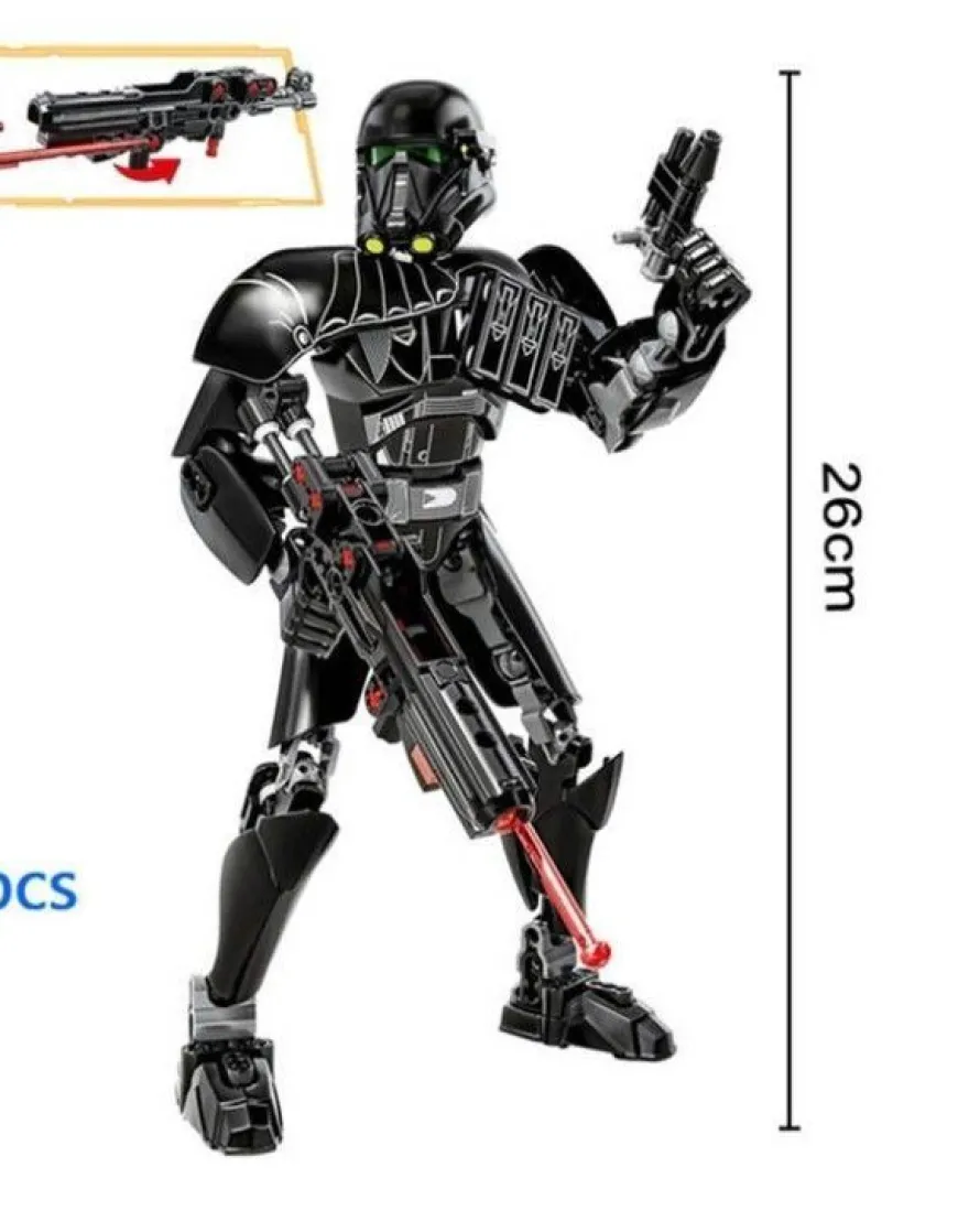 Große Bausteine Star Wars Serie Modellbausteine Minifiguren