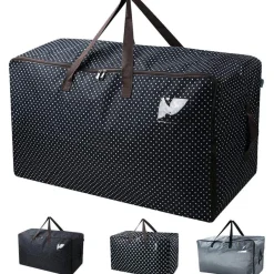 Großer Aufbewahrungsbeutel Blau 100L Organizer Taschen 2er Set