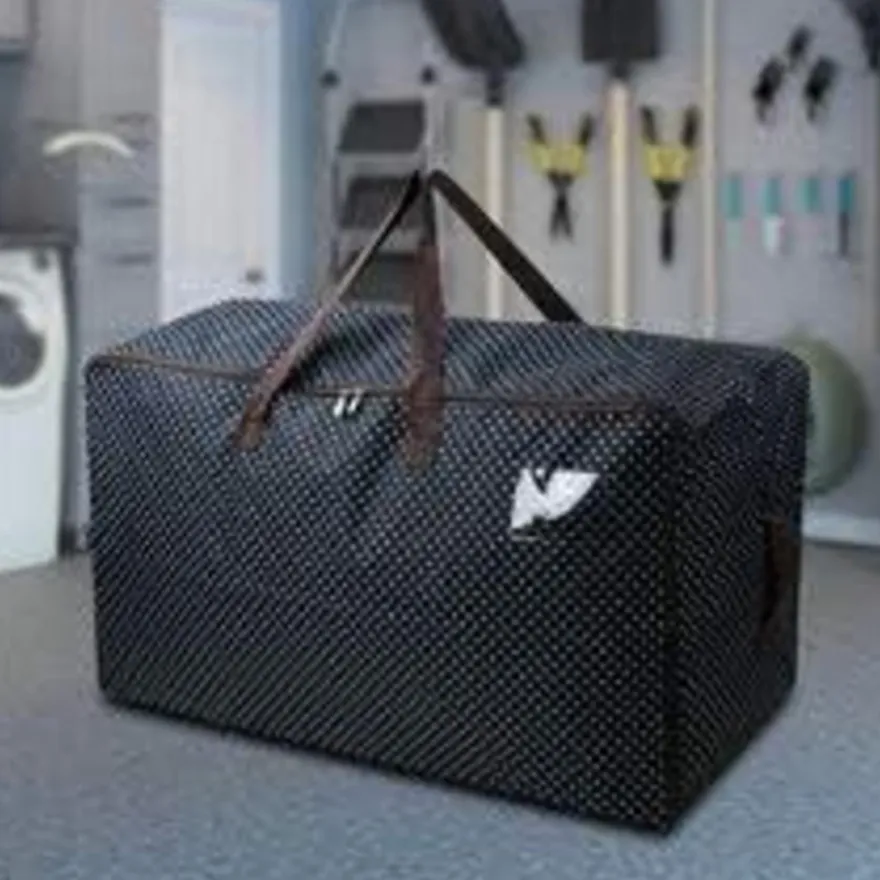 Großer Aufbewahrungsbeutel Blau 100L Organizer Taschen 2er Set