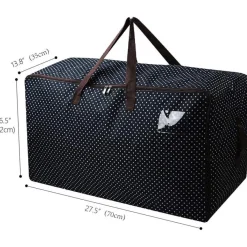 Großer Aufbewahrungsbeutel Blau 100L Organizer Taschen 2er Set