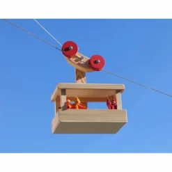 Große Seilbahn Wagen mit 2x20m Seilen (Grundkasten)