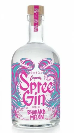 Grote Organic Spree Gin Rhubarb Melon, 0,5 l, 41,2 % vol.