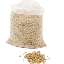 Großtier-Einstreu-Pellets 8mm aus Miscanthus 2 x 15kg Sack