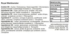 50 gr. Royal Waldmeister - ein königliches leckeres Bonbon von Jahrmarktbonbon