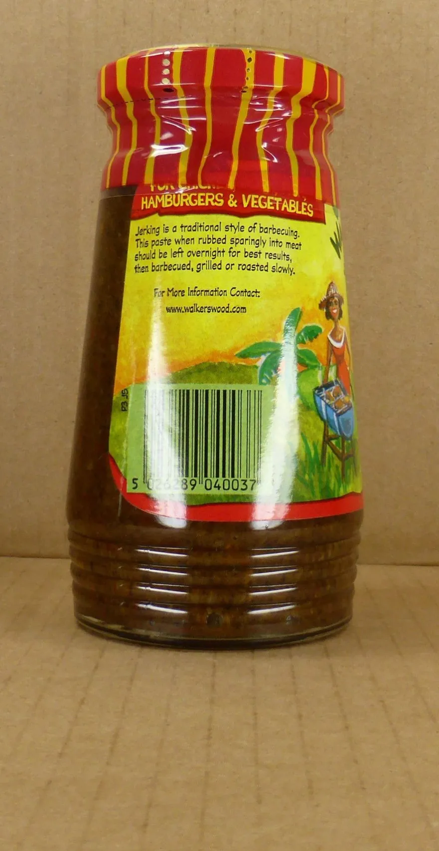 280gr Traditional Jamaican Jerk Seasoning HOT&SPICY von Walkerswood aus Jamaika