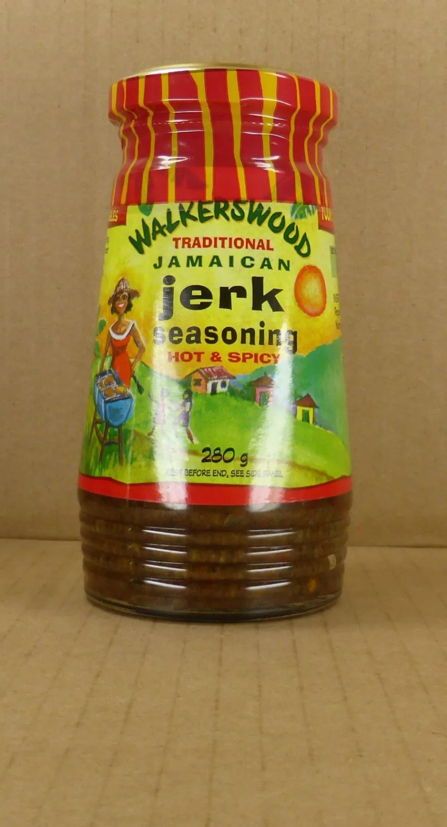 280gr Traditional Jamaican Jerk Seasoning HOT&SPICY von Walkerswood aus Jamaika