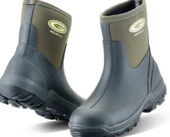Grubs Gummistiefel Midline Unisex Mid Height Wellies Green