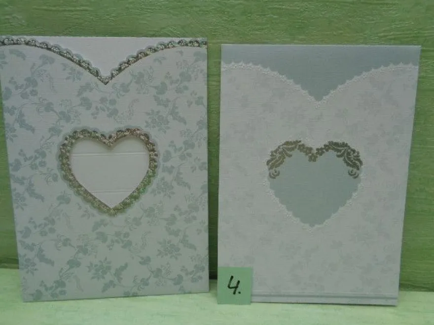 Grußkarten & Kouvert Briefpapier Rahwanji Golden Card Dreams My Card Herz & Rosen