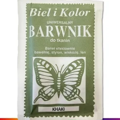 10 g Textilfarbe Khaki Stofffarbe Batikfarbe Stoff Färben Nachfärben