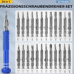 GZEINB 26-in-1 Präzisionsschraubendreher Set Mini für Handy, Brillen, Uhren