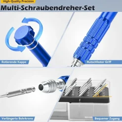 GZEINB 26-in-1 Präzisionsschraubendreher Set Mini für Handy, Brillen, Uhren