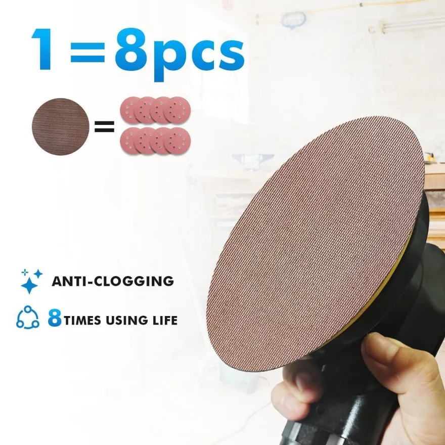 GZKTY Schleifgitter 150mm Klett, Körnung 150, 50 Stück - Ideal für